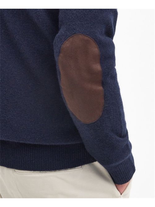 Felpa con toppa sul gomito Essential BARBOUR | MKN0585MKN/NY91